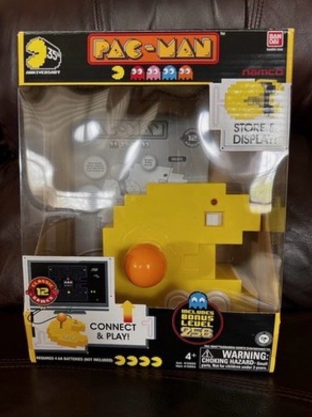 Pac Man Connect & Play Handheld Electronic Video Game NO BOX/INSTRUCTIONS - Picture 6 of 6